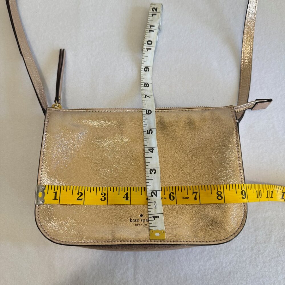KATE SPADE Holiday Lane Val Crossbody Bag in Rose Gold - Picture 10 of 11